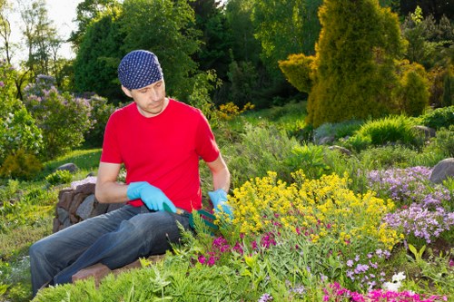 Free quote process for landscaping work at a Purley home